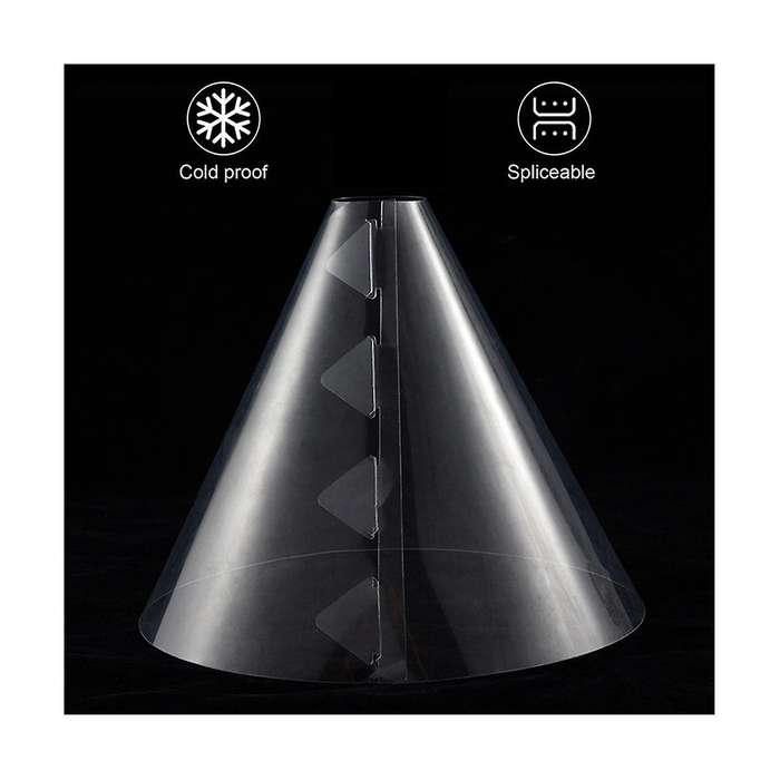 Conical Plant Seedling Shield Reusable Plant Bell Cover Plant Cover for Protecting Vegetable Seeds F