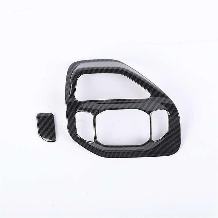 Console 4WD Drive Mode Switch Cover Trim for Ram 1500 2019-2024 Interior Accessories ABS Carbon Fibe