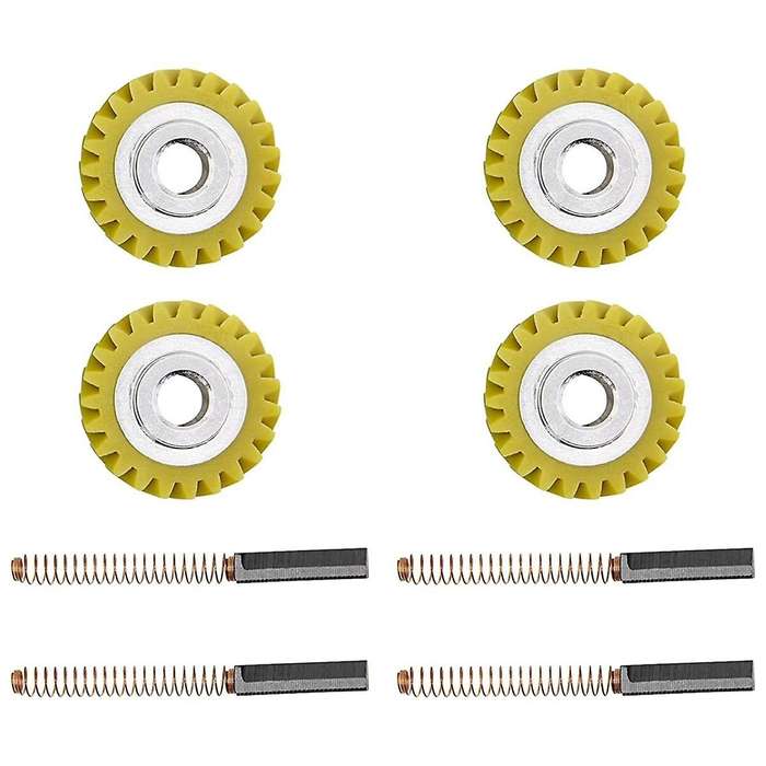W10112253 Mixer Worm Gear & W10380496 Carbon Brushes Replace Part for & Mixer Number 4162897