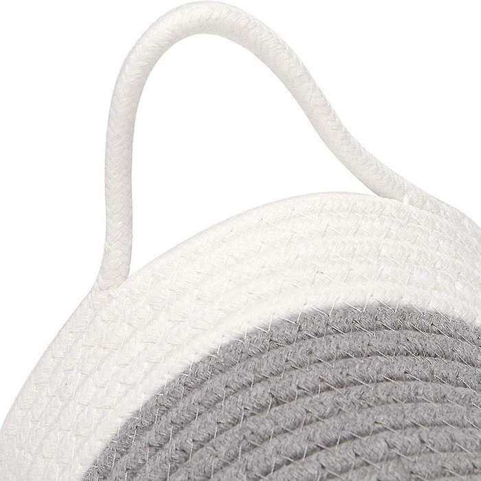 Wall Baskets Small Cotton Rope Baskets Woven Baskets Storage Hanging Baskets for Organizing Round B