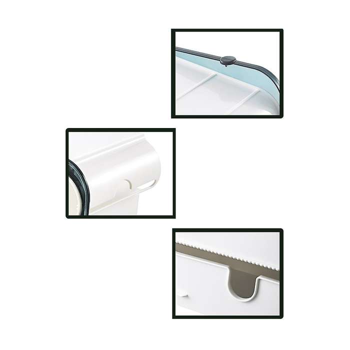Wall Mount Bathroom Tissue Punch-free Phone Rack Case Toilet Paper Holder Waterproof Shelf Organize