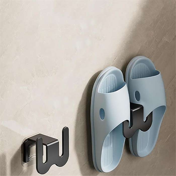 Wall Mount Slipper Rack - Shoe Hanger Organizer for Closet,Slipper Organizer for Door Closet Bathroo