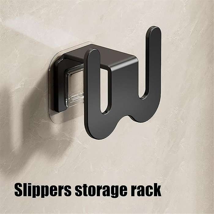 Wall Mount Slipper Rack - Shoe Hanger Organizer for Closet,Slipper Organizer for Door Closet Bathroo