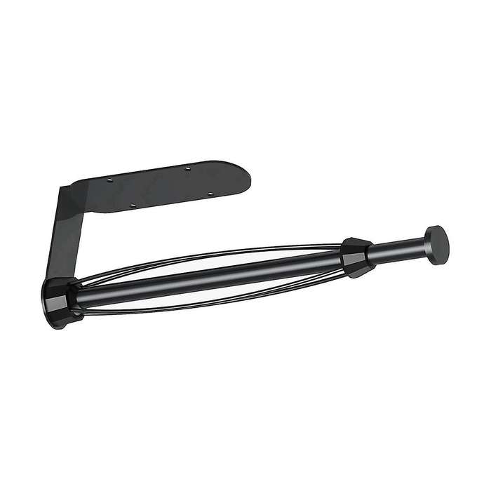 Wall Mount with Damping Under Counter Paper Towel Shelf with Self-adhesive and Screw for Kitchen Ba