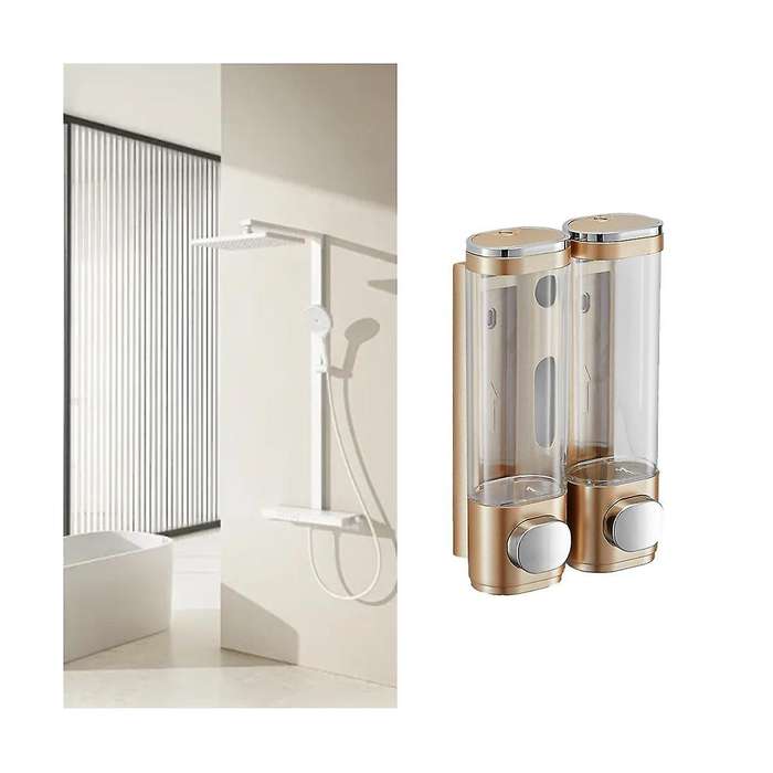 Wall Mounted Liquid Soap Dispenser Hand Washing Dispenser Family Hotel Bathroom Shower Gel Shampoo C