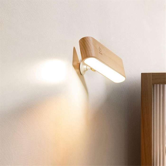 Wall Sconces Rechargeable Wall Lights with 360 Rotation,Dimmable Battery Operated Wall Sconce Style