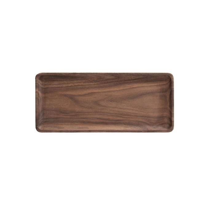 Walnut Serving Tray Solid Wood Small Tray Rectangle Platter Bathroom Tray Dinner Tray Tea Tray Coff