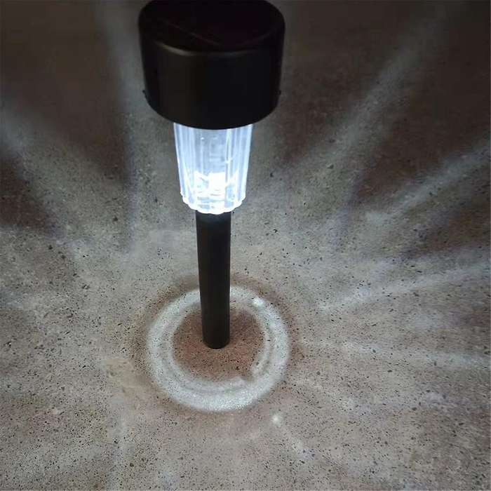 Warm Solar Lawn Lamp, Outdoor Garden Lamp, Outdoor Ground Lamp, Household Solar Lamp (Plastic Type)