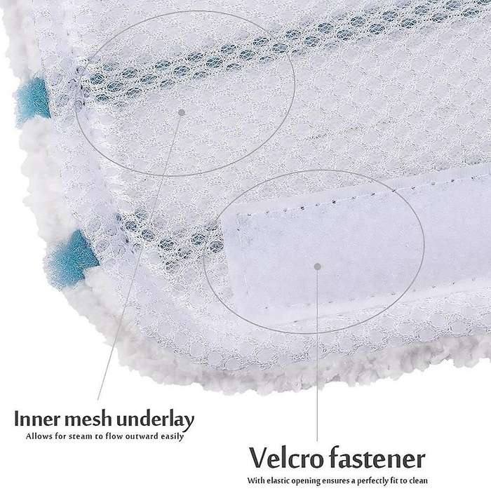 Washable Microfiber -mop Cleaning Pads Compatible for All Mops, Sm1600, Sm1610, Sm1620 5 Pack