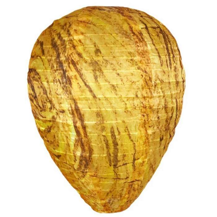 Wasp Nest Decoy, Hanging Wasp Deterrent Wasp Trap Fake Wasp Nest for Home and Garden Outdoor Wasp D
