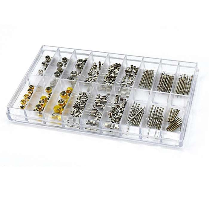 Watch Crown Parts Replacement Assorted Dome Flat Head,handle Tubes, Handle Bushings Watch Accessori