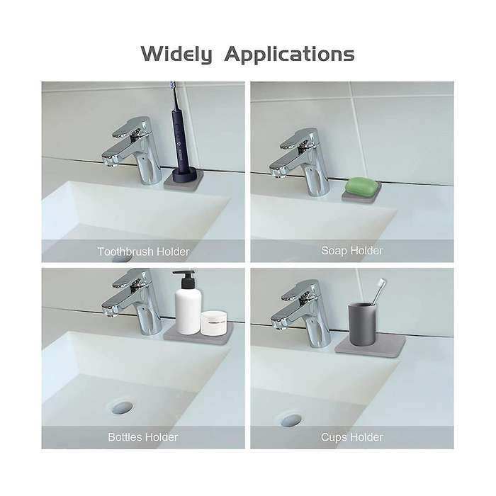 Water Absorbent Diatomite Coasters, for Sink Diatomaceous Earth Soap Holder Used for Hand Soaps, Cos
