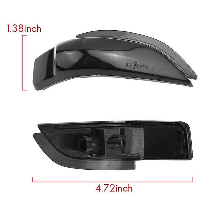 Water Blink Dynamic Flowing Side Mirror LED Turn Signal Light for 2012-2016
