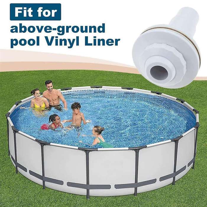 Water Inlet Outlet Fittings with Clip Threaded Tape Swimming Pool Return Nozzle Removable Swimming