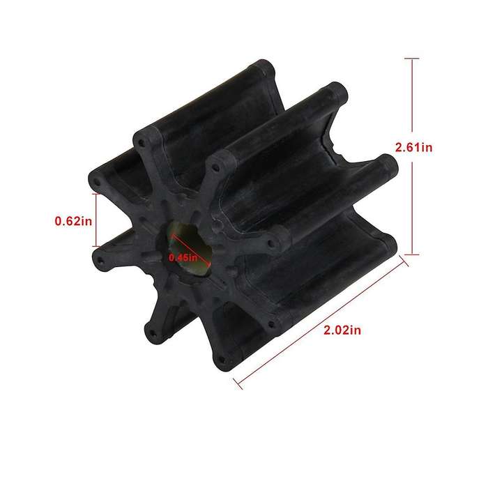 Water Pump Impeller for Mercury Mpi 4.3-5.0l 5.7/6.2/8.1l Outboard Motor Boat Parts & Accessories