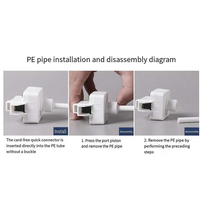 Water Tank High/Low Pressure Switch Relief Valve 1/4inch Hose Water Filter Connector for Reverse Osm