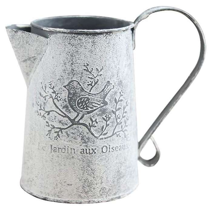 Watering Can Vase French Jug Home Decoration Garden Decoration Vase Flower Arrangement Iron Flower M