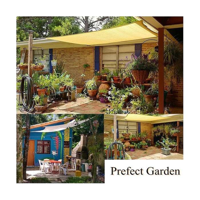 Waterproof Awning Sunshade Sun Shade Sail for Outdoor Garden Beach Camping Patio Pool Sun Canopy Ten