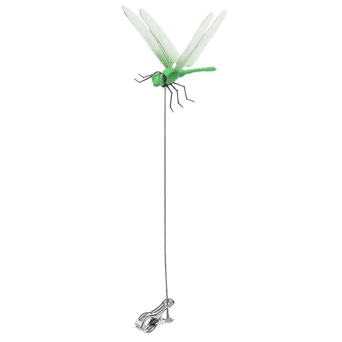 Waterproof Dragonfly Clip Set 3pcs for Outdoor Garden Decoration Weather-Resistant with Strong Grip