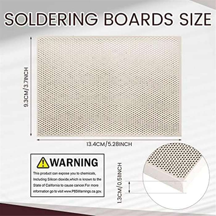 Welding Blocks Honeycomb Jewelry Welding Kit Reverse Lock Tweezers Welding Plate for Making Tools We