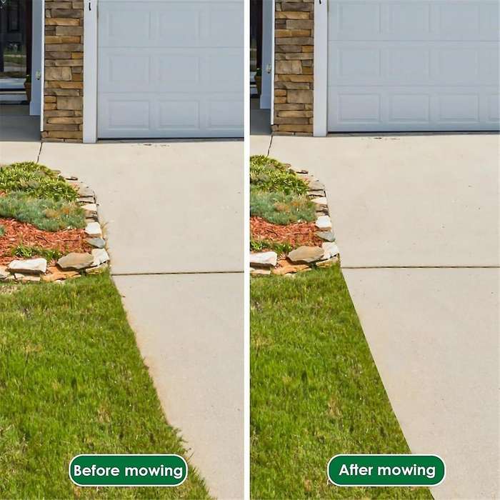 Wheeled Rotary Hand Edger Lawn Tool, Hand Edger Lawn Tool for Precise Lawn Mowing Along Walkways, Ga