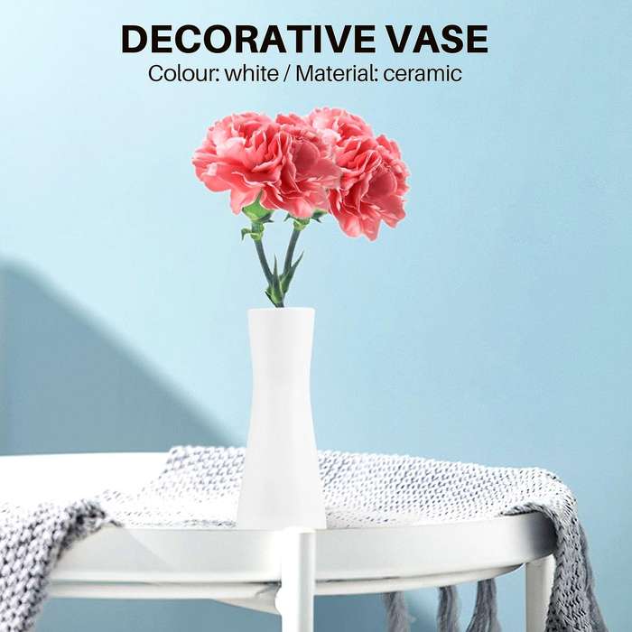 White Ceramic Vase Minimalist Style Decoration, Decoration Porcelain Vase Design (a Style)