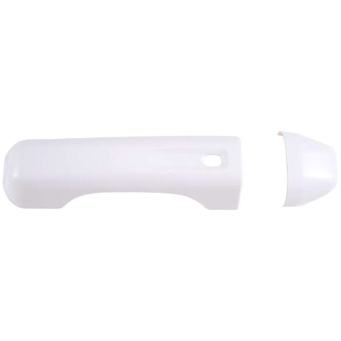 White Side Door Grab Handle Cover Trim Handle Stickers for JL 18-23 Exterior Door Handles