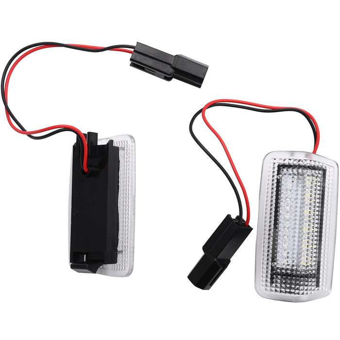 White Red Car Led Door Courtesy Light Compatible Lexus Is250 Rx350