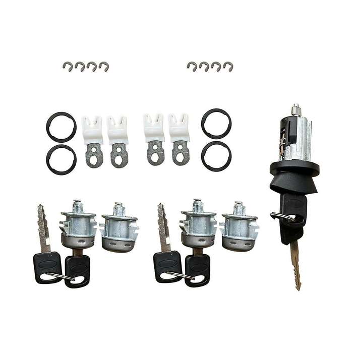 Whole Set Ignition Cylinder Door Lock 703369 707624c for Econoline Van E150 E250 E350 for B Series