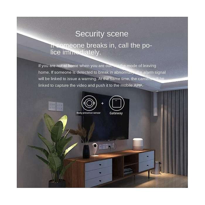 WiFi Smart Human Presence Sensor Human Motion Sensor with Luminance MicroWave Radar Detection for Ho