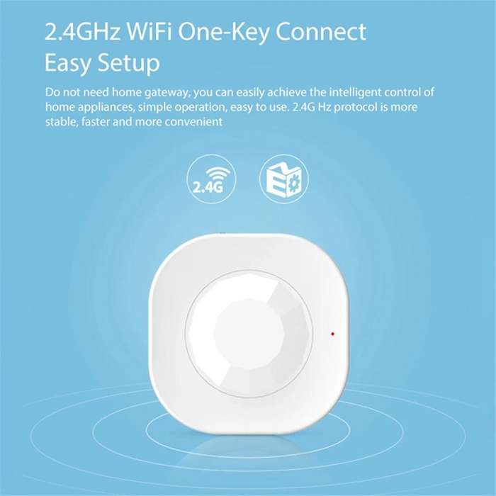 WIFI PIR Motion Sensor Wireless Passive Infrared Detector Security Burglar Alarm Sensor Tuya Smart A