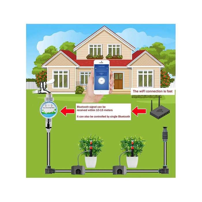 Wifi Wireless Garden Water Timer Smart Phone Remote Controller Home Greenhouse Outdoor Irrigation A