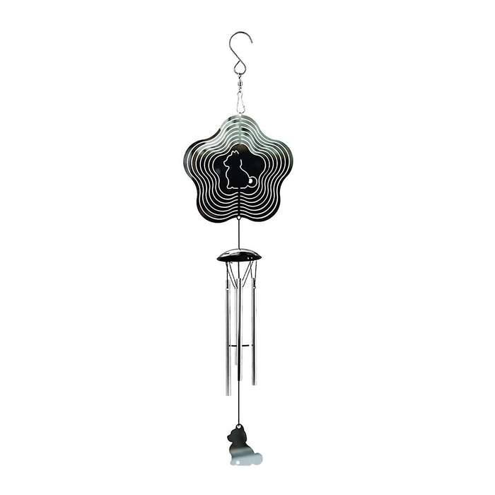 Wind Chimes Wind Spinner Outdoor Decor, Windchimes with 4 Thickened Aluminum Tubes for Mom Grandma W