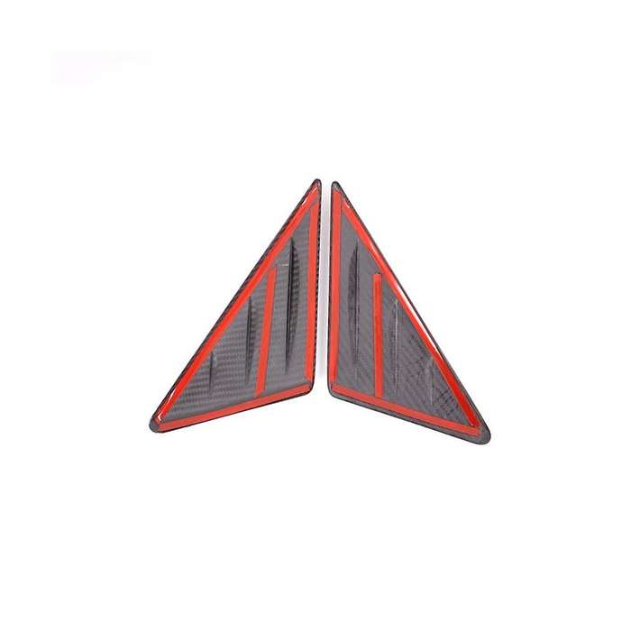 Window A Pillar Front Door Triangle Trim Cover for 8 Series G14 G15 G16 2019-2022 Accessories ,Dry