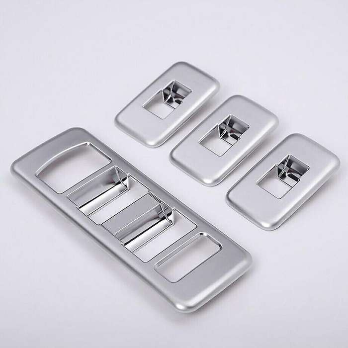 Window Lift Switch Frame Cover Trim for Land Sport 2014-2016 Plastic Chrome
