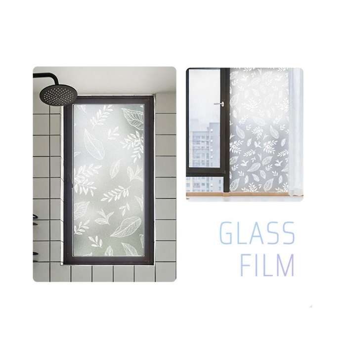 Window Stickers Window Film for Privacy Frosted Window Film Perfect for Bathroom Livingroom and Offi