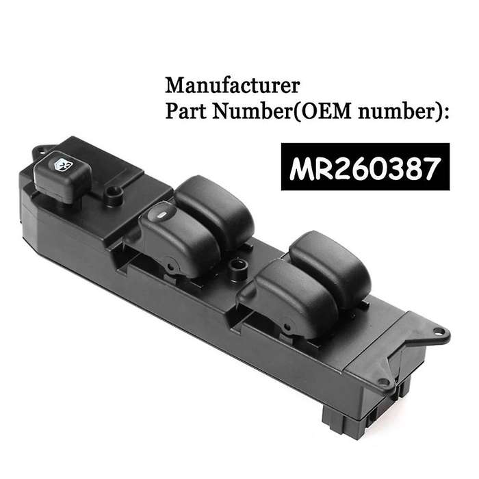 Window Switch Car LHD Black Electric Power Window Switch for 2002-2013 L200 2002-2007 MR194826