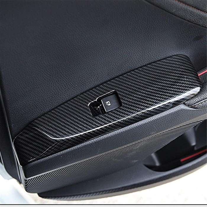 Window Switch Door Lock Panel Cover Trim for 9th 2024 2025 Accessories Carbon Fiber