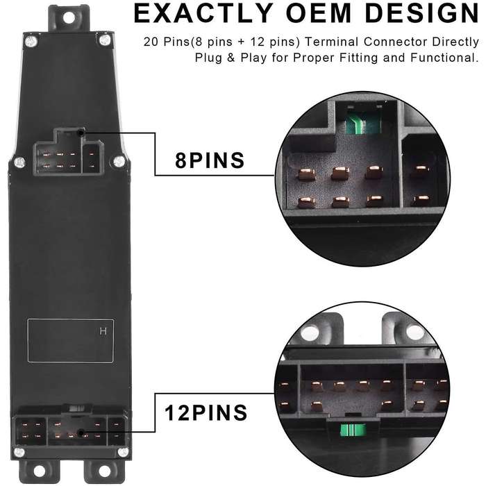 Window Switch for Ram 1500 2500 3500 2002-2010 2001-2004 Durango 2001-2003 56049805AB