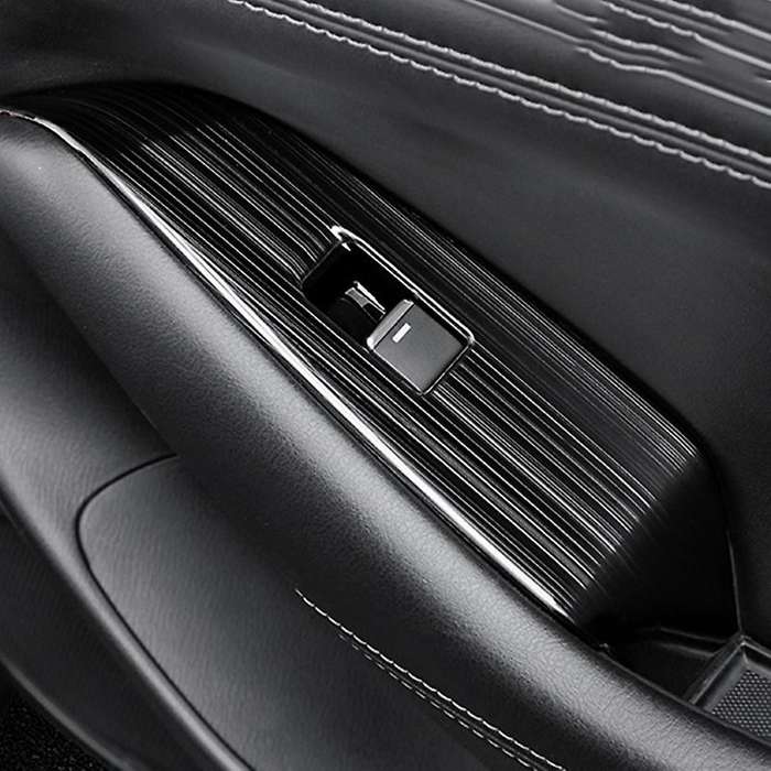 Window Switch Panel Adjust Cover Trim Stickers Strips Garnish Decoration for 6 Atenza 6 2019 2020