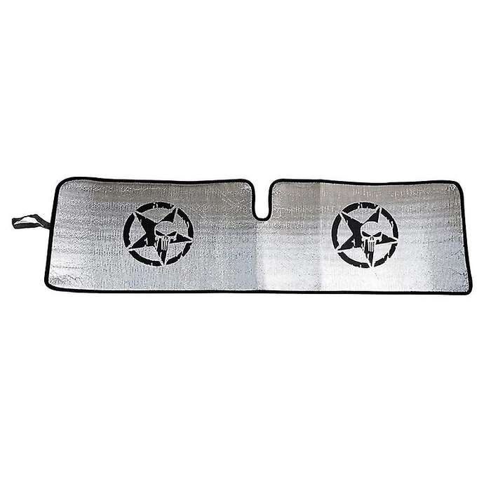 Windshield Sunshade for Wrangler Sun Shade Heat Shield Sun Visor Mat for Wrangler JK, JKU