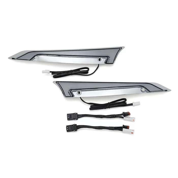 Windshield Trim Lights Windscreen Fairing Led Turn Signals Running Light for Road Glide Models - Si