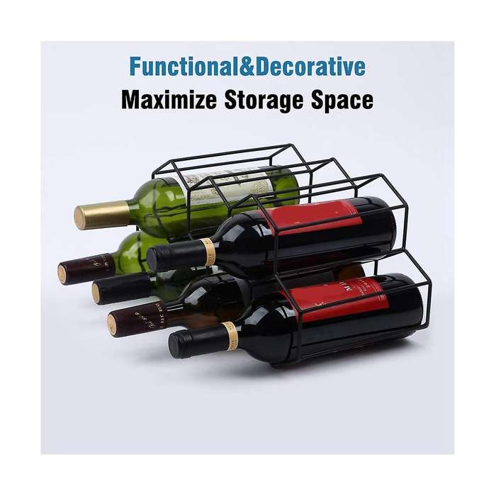 Wine Racks Countertop Wine Rack, Wine Bottle Holder, Small Wine Rack Freestanding Floor, Wine Holder