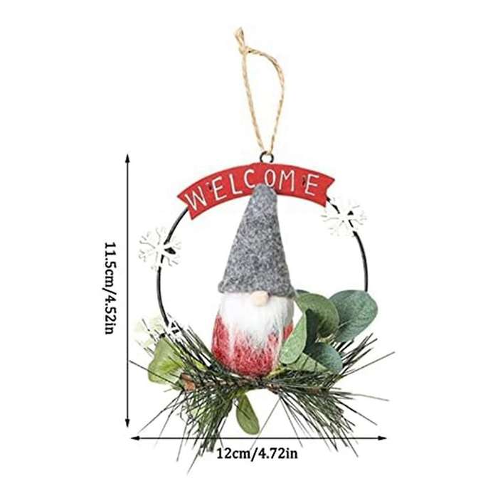 Winter Wreath Christmas Wreath for Front Door, Christmas -wreath Christmas Xmas Wall Decor