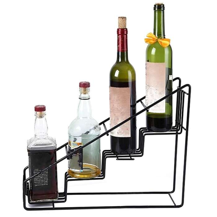 Wire Display Rack Monin Syrup Rack Coffee Storage Rack Multifunction Milk Tea Cup Rack Display