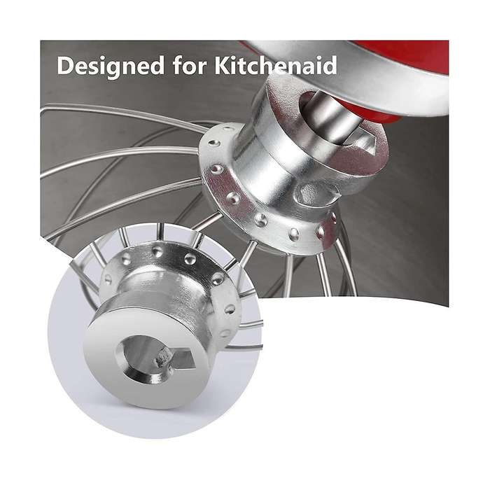 Wire Whip for Stand Mixer 5QT Lift and 6QT, Whisk Attachment, Stainless Steel Egg Cream Stirrer