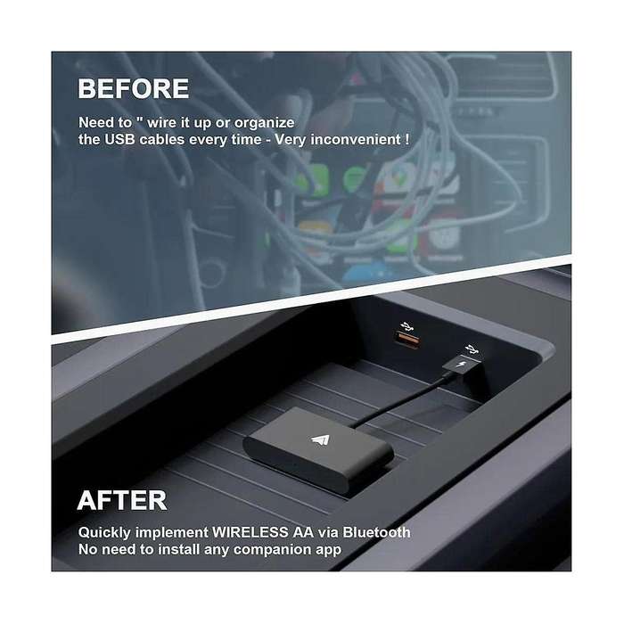 Wireless Android Auto Adapter, Wireless Android Auto Dongle, Android Auto Adapter for Android Phone