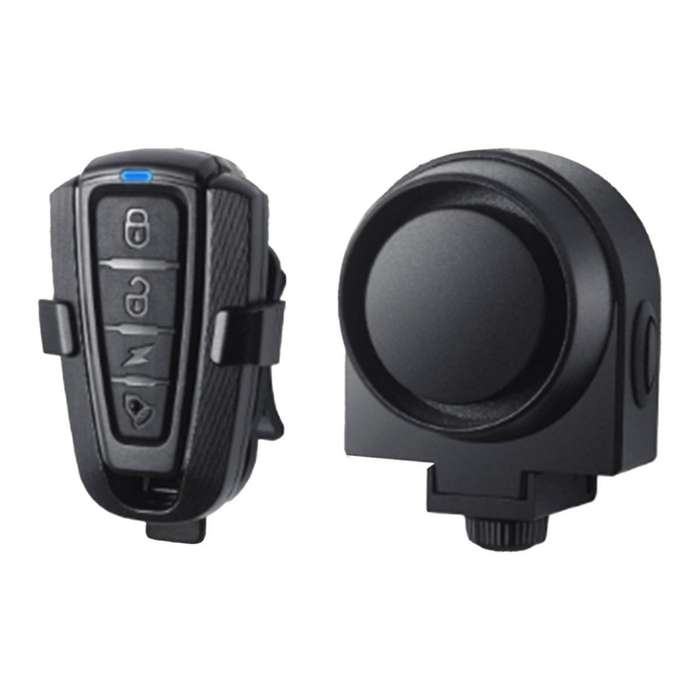 Wireless Bicycle Vibration Alarm USB Rechargeable Motorcycle Bike Alarm Remote Anti-Theft Bike Detec