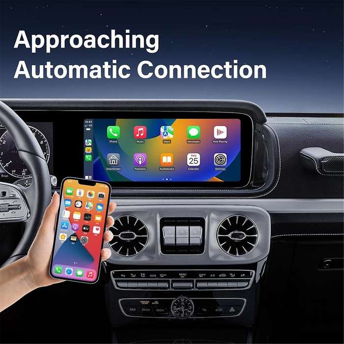 Wireless Carplay Adapter Convert Wired CarPlay to Wireless Carplay Adapter for IOS 10+ and for Andro