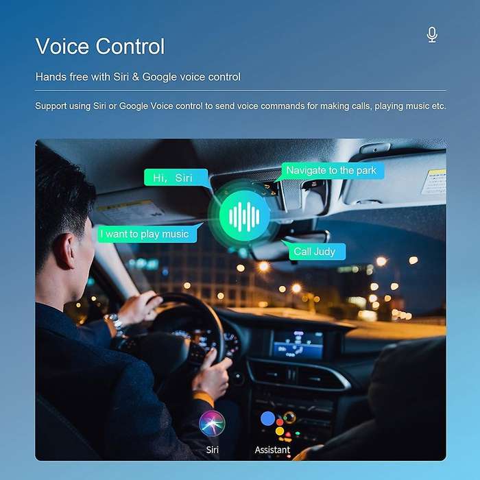Wireless CarPlay Adapter for IOS Android, Support CarPlay Android Auto 2-In-1 Box , Mirror Link, 2G